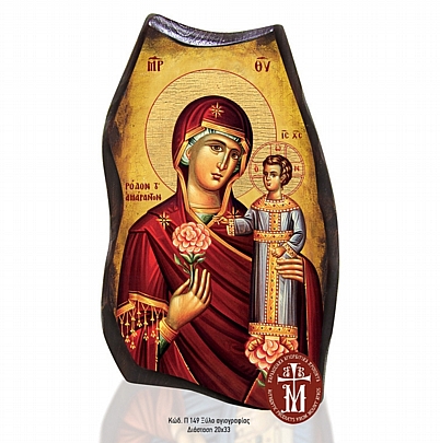 P149-19, Virgin Mary of Roses |  Mount Athos