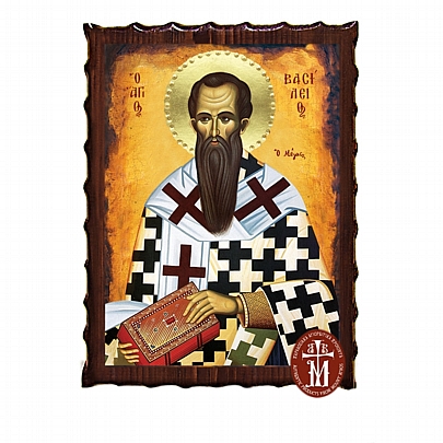 Κ135-144, Saint Basil the Great Lithography Mount Athos	