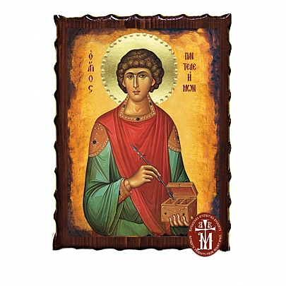 Κ135-216, SAINT PANTELEIMON LITHOGRAPHY Mount Athos	