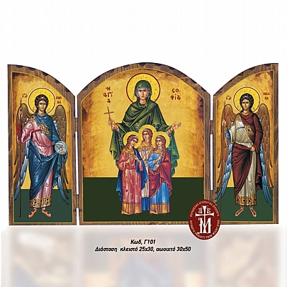 Γ101-6, Saint Sophia and her Daughters Agape, Pisti, Elpida