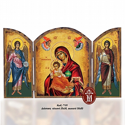 Γ101-20, Virgin Mary Sweetness of Angels Mount Athos