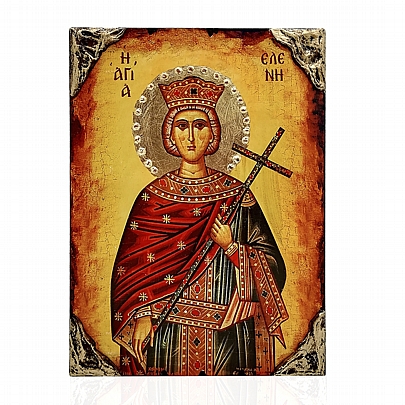 NG137-14, Saint Helen LITHOGRAPHY Mount Athos