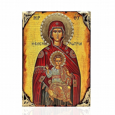 NG137-28, Virgin Mary EleftherotriaLithograph