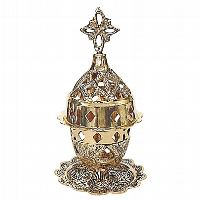 KB9353B, Standing Vigil Lamp in Gold