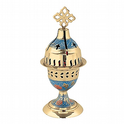 KB9372BC, Multicoloured Brass Vigil Lamp