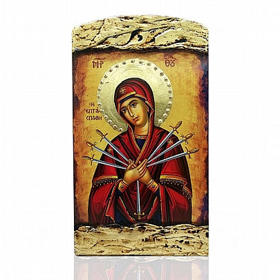 ΝΑΣ1527-7, Virgin Mary of the Seven SwordsLithograph