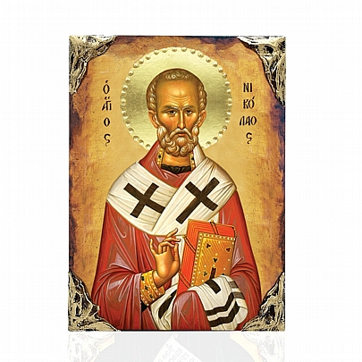 NASL478-34, Saint Nicholas | Lithography Mount Athos	