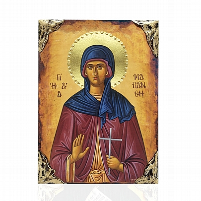 NASL478-67, Saint Marianthi LITHOGRAPHY Mount Athos