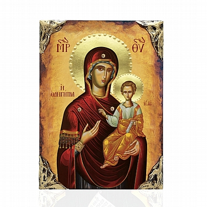 NASL478-89, Virgin Mary Odigitria | LITHOGRAPHY Mount Athos