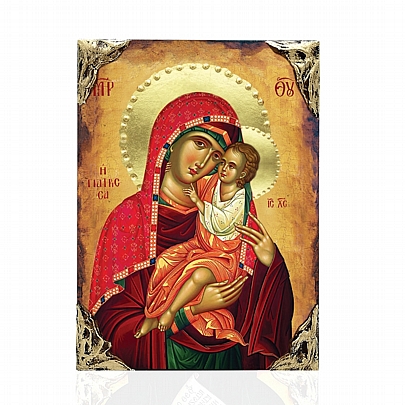 NASL478-100, Virgin Mary Giatrissa | LITHOGRAPHY Mount Athos