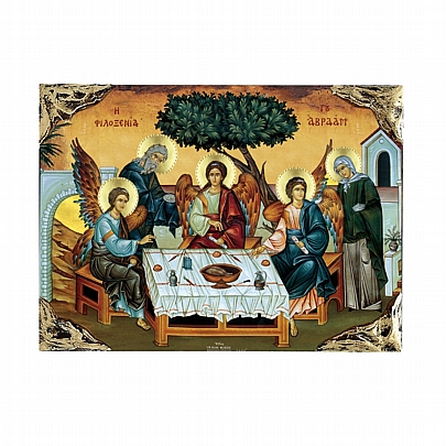 NASL478-139, Holy Trinity - The Hospitality of Abraham Lithography Mount Athos