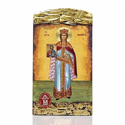 Μ67, Saint Theodora the Queen LITHOGRAPHY Mount Athos