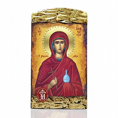 Μ86, Saint Anastasia the Pharmacolytria LITHOGRAPHY Mount Athos