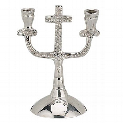 C.2128, Nickel-Plated Candlestick
