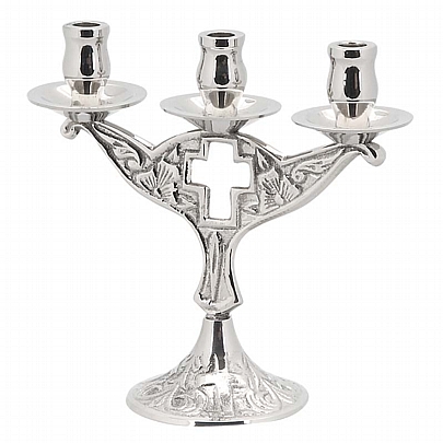 C.2130, Nickel-Plated Candlestick