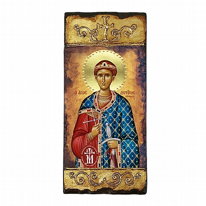 GV347, Saint Demetrius | Lithography Mount Athos
