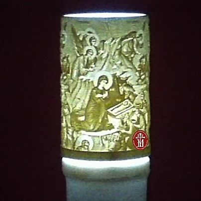 C.2275, ELECTRIC CANDLE WITH THE NATIVITY OF CHRIST 90 DAYS