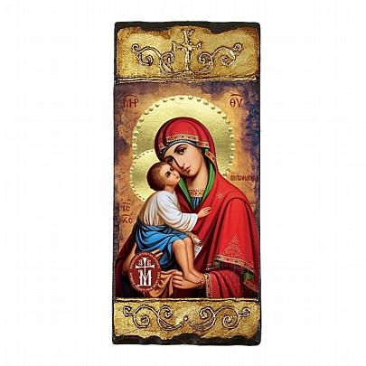 CV247, Virgin Mary Glykofilousa	 LITHOGRAPHY Mount Athos