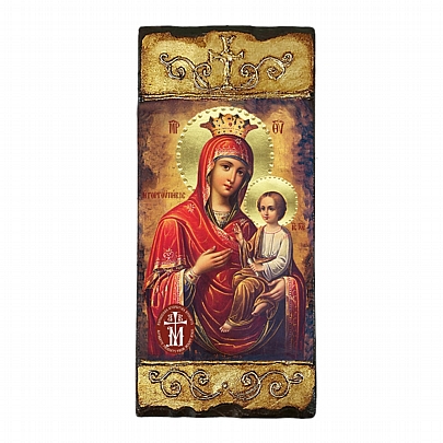 CV248, Virgin Mary Gorgoepikoos | LITHOGRAPHY Mount Athos