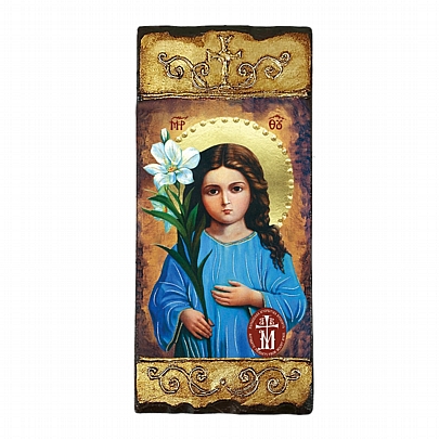 CV250, Virgin Mary LITHOGRAPHY Mount Athos