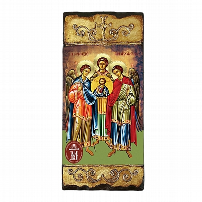 CV259, THE SYNAXIS OF THE ARCHANGELS | LITHOGRAPHY | Mount Athos