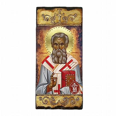 CV287, Saint Parthenius LITHOGRAPHY Mount Athos