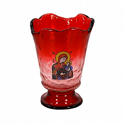 C.2586, Glass Cup for Candili (Oil Lamp)