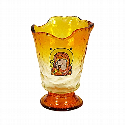 C.2588, Glass Cup for Candili (Oil Lamp)
