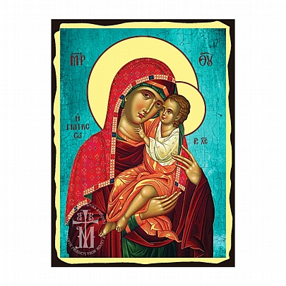 C.2613, Virgin Mary Giatrissa | LITHOGRAPHY Mount Athos