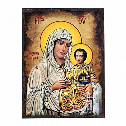 C.2693, Virgin Mary LITHOGRAPHY Mount Athos