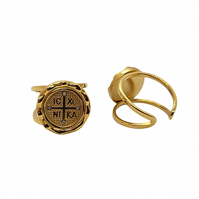 Item: Steel Ring with the IXNK C.3009, Steel Ring with the IXNK