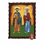 Κ135-187 | SAINT ADRIAN AND SAINT NATALIA Mount Athos : 1