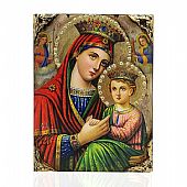 ΝΓ137-26 | Virgin Mary OF THE ANGELS | LITHOGRAPHY | Mount Athos : 1