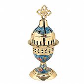 KB9372BC | Multicoloured Brass Vigil Lamp : 1