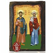 N306-75 | SAINT ADRIAN AND SAINT NATALIA Mount Athos : 1