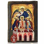 N306-205 | THE SAINTS THREE CHILDREN IN THE KAMINOMount Athos : 1