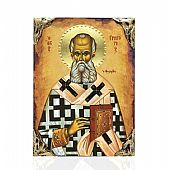 NASL478-23 | SAINT GRIGORIOS THE THEOLOGIST LITHOGRAPHY Mount Athos : 1