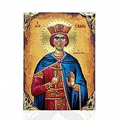 NASL478-75 | Saint Irene the Great Martyr LITHOGRAPHY Mount Athos : 1