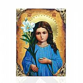 NASL478-99 | Virgin Mary LITHOGRAPHY Mount Athos : 1
