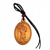 C.1936 | Wood Carved Amulet : 1