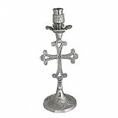 C.2118 | Nickel-Plated Candlestick : 1
