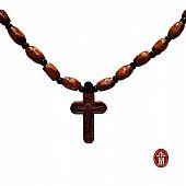 C.2257 | Ξύλινο Σταυρός λαιμού Με Τον Εσταυρωμένο : 1