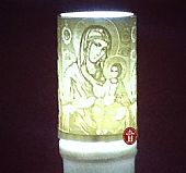 C.2269 | ELECTRIC CANDLE WITH THE VIRGIN MERCY 90 DAYS : 1