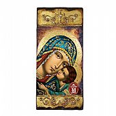 CV249 | Virgin Mary Glykofilousa LITHOGRAPHY Mount Athos : 1