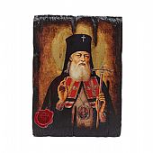 Π249-13 | Saint Luke of Crimea | Serigraph on Naturally Aged Wood | Mount Athos : 1