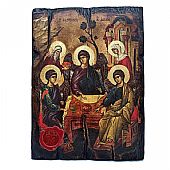 C.2543 | HOLY TRINITY - THE HOSPITALITY OF ABRAHAM SILK PRINTS Mount Athos : 1