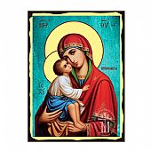 C.2607 | Virgin Mary Glykofilousa LITHOGRAPHY Mount Athos : 1