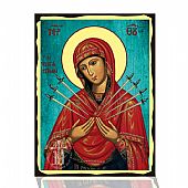 C.2622 | Virgin Mary of the Seven Swords| LITHOGRAPHY Mount Athos : 1