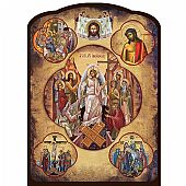 C.3046 | Ιερή Εικόνα Αναστάσεως – Σύμβολο Πίστης & Ελπίδας : 1